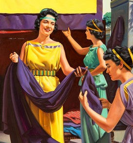 Lydia of Thayatira – Seller of Purple Cloth to a Founding Member of a Church