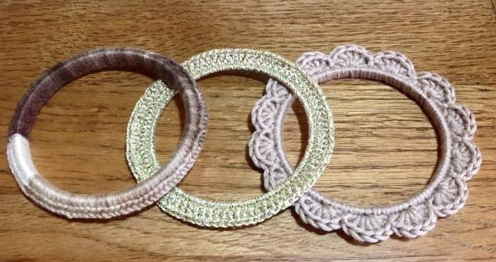 Crochet jewelry Set of 5 pairs