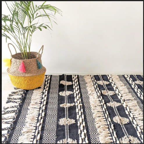 Moroccan Black rug