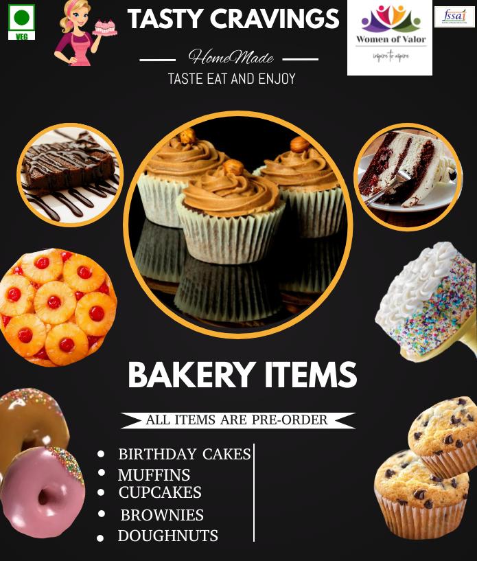 Bakery Delights in Association with Tasty Cravings