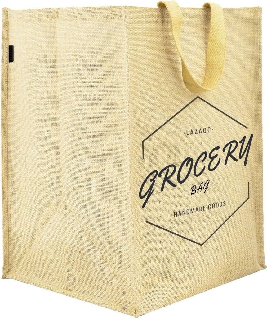 Large Jute Shopping Bag With 13 Gusset.