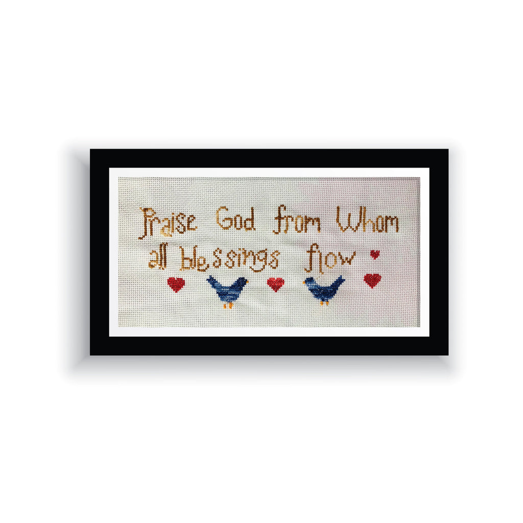 Cross-Stitch Bible Verse