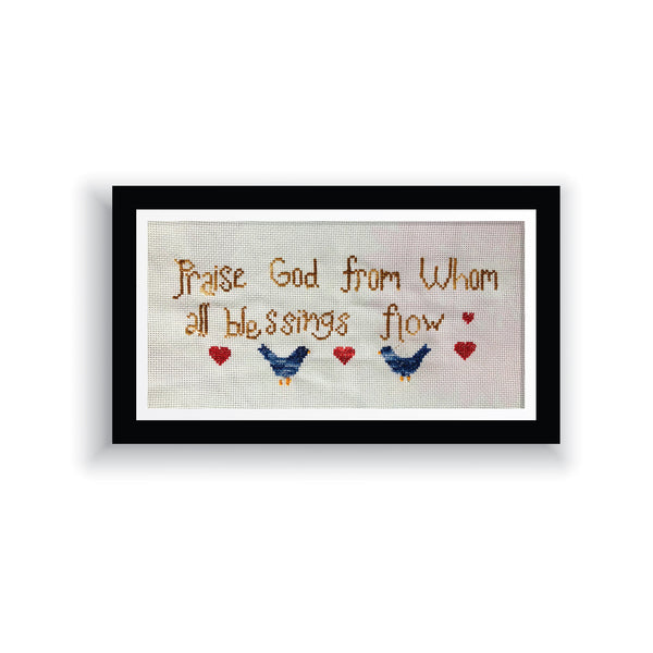 Cross-Stitch Bible Verse